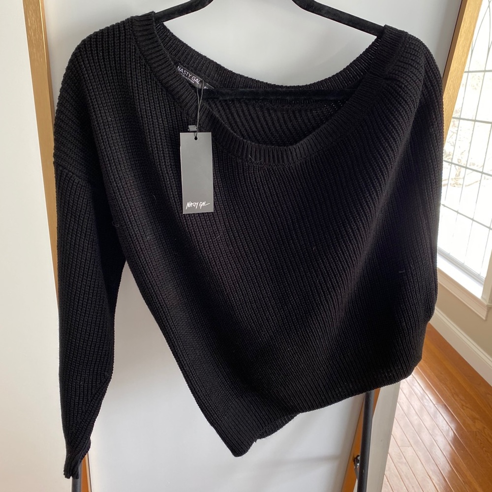 Nasty gal one shoulder sweater